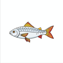 Obraz premium Colorful Fish Illustration
