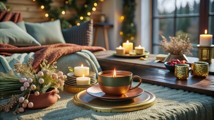 Golden hues and warm aromas meet in a cozy moment