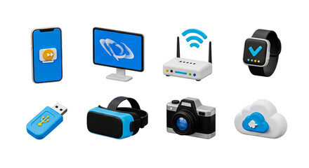 Illustration of AI, robotics, and automation transforming logistics and industrial processes efficiently.