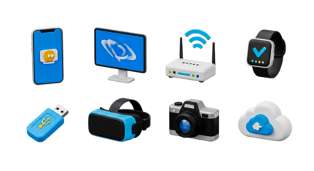 Illustration of AI, robotics, and automation transforming logistics and industrial processes efficiently.