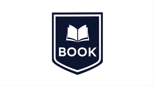 Book blue solid icon