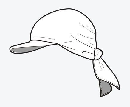 Do rag vector mockup template technical drawing.