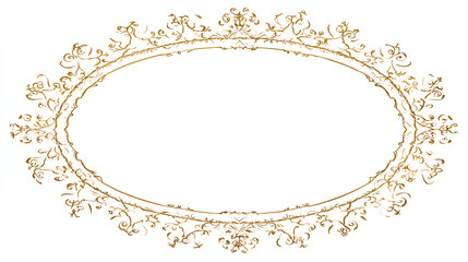 Cute wavy wedding frame, vector hand drawn oval vintage border set, coquettish celebration design, elegant classic line decoration background, simple postcard decor, whimsical invitation frame