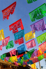 Mexican Papel Picado Party Bunting Flags