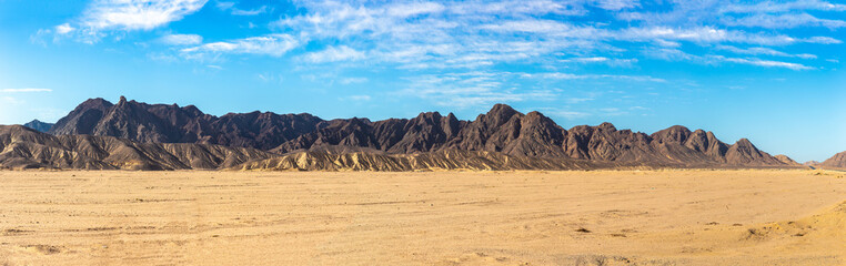 Panorama of Sahara desert, Egypt