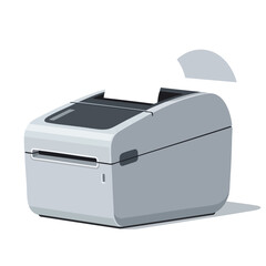 Modern Document Scanner on White Background