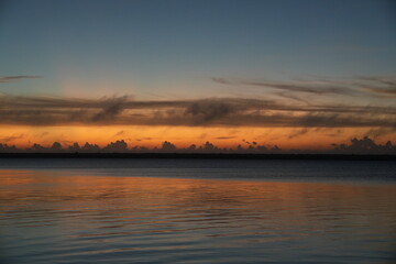 Obraz premium Amanecer_Siete_cielos_Bacalar