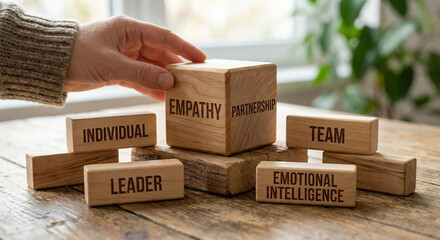 Brand Building Identity and Market Presence, projection on a virtual screen, Business and Technology Concept. 