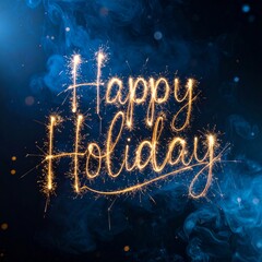 Sparkling Holiday Wishes - A Festive Celebration of Joy and Light.