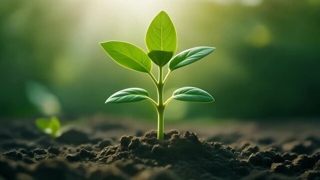 資産運用 成長 植物 投資 イメージ 動画