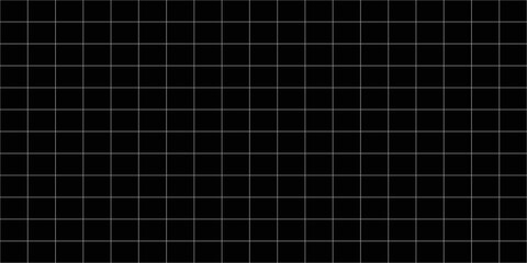 Abstract futuristic perspective grid box. Abstract wireframe with white grid line on black background. eps10