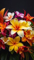 Vibrant Floral Arrangement - A Symphony of Colors and Textures.