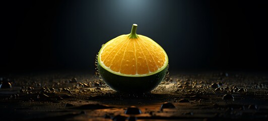 silhouette of honeydew ,generative AI