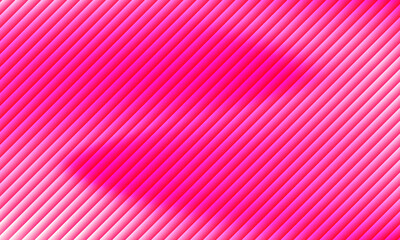 Modern neon pink striped design with smooth wave shapes and depth effect.