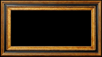 Empty frame on a wall ready for artwork display