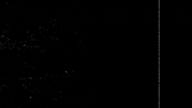 4K Vintage Frame Noise Overlay with Random Dramatic Film Defects 
