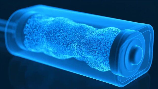 X-Ray Power Flow Visualization of Solid State Battery Pack