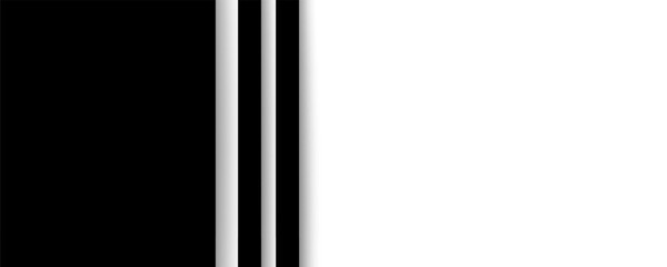 Black and White Minimal Corporate Banner Background