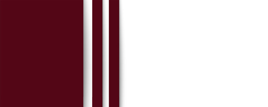 Maroon and White Minimal Corporate Banner Background