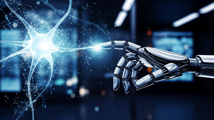 Advanced artificial intelligence connecting to neural networks