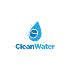 Clean Water Logo Symbols Modern