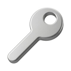 key isolated on white background