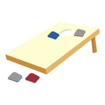 cornhole corn hole vector