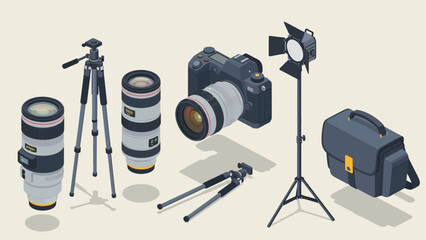 Photography Equipment and Accessories for Professional Use.