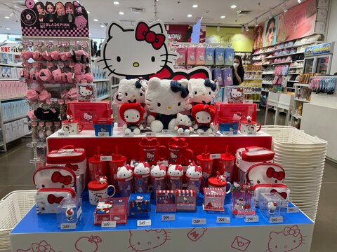 December 2025, SM San Jose del Monte Bulacan, Philippines: Miniso Hello Kitty Sanrio Collection
