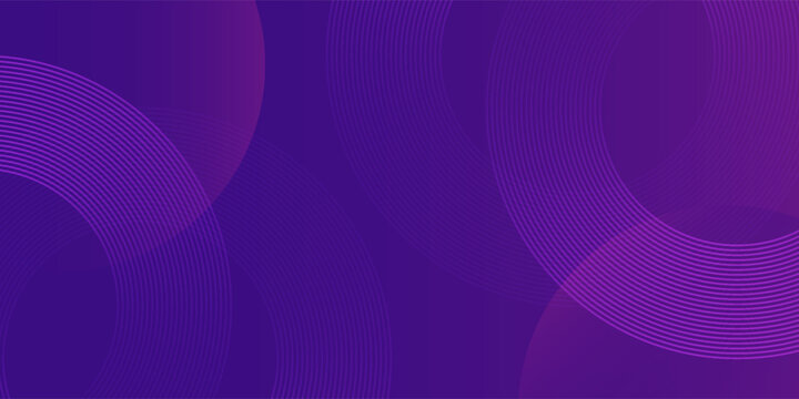 Abstract circle purple lines background. Simple lines circle effect. Modern graphic design