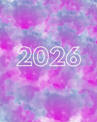 2026 purple blue pattern