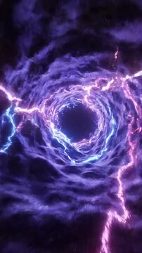 Energy Wave Background with Glowing Electric Lines, Vibrant Colors and Pulsing Motion