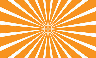 White and yellow ray sunburst style abstract background