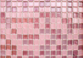 Pink Glass Tile Abstract Background