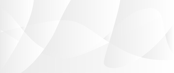 Elegant abstract background with soft white and gray gradients, featuring subtle curved lines and overlapping translucent shapes for a clean, modern aesthetic.