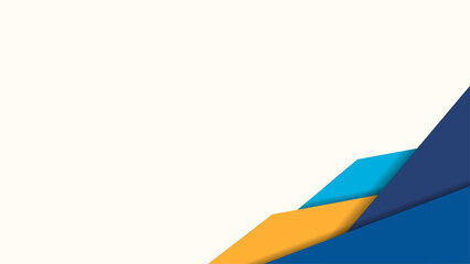 Minimalist Layered Material Design Abstract Modern Geometric Background Concept