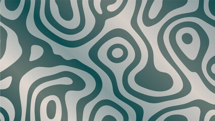 Abstract flowing lines in shades of teal and white create a unique pattern