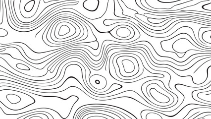 Abstract black and white lines forming organic, flowing shapes and patterns.