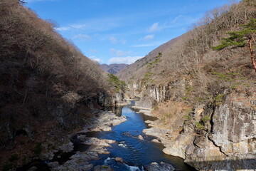 栃木県, 日光の龍王峡の風景