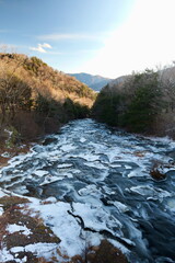 栃木県, 日光の竜頭の滝の風景