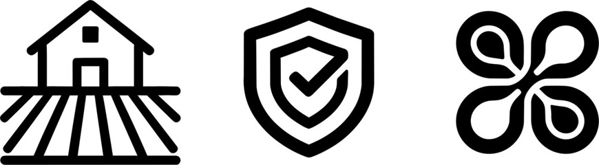 Hygenic and farm icon