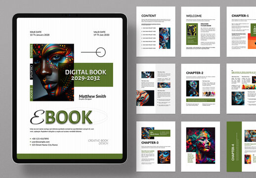 Ebook And Editable Digital Book Design Layout
