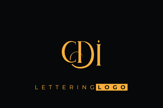 CDI Elegant Monogram Logo Design With Decorative Lettering