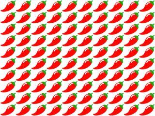 Seamless red Chili Pepper Pattern Background