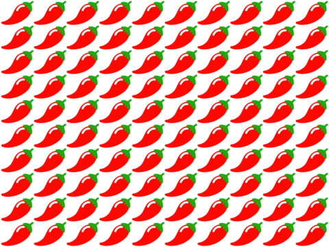 Seamless red Chili Pepper Pattern Background - Powered by Adobe