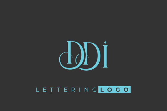 DDI Elegant Monogram Logo Design With Decorative Lettering