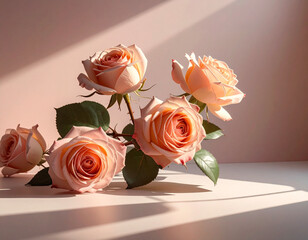 Sculptural Faux Rose with Minimal Space