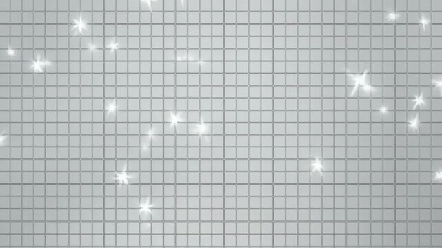 abstract light background, white square, cube