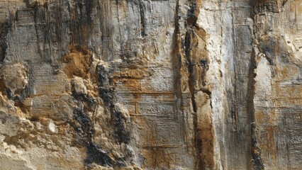 Detailed relief carving close-up