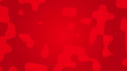 Red topographic map with a grid overlay. Suitable for outdoor enthusiasts researching terrain. Ideal for cartography projects, geography education materials, and mapping software interfaces.